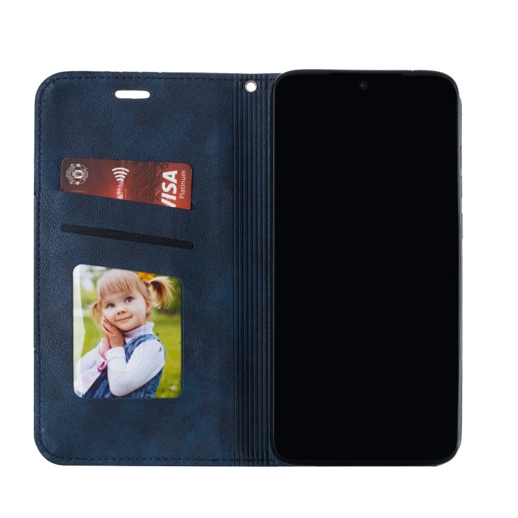 For Xiaomi Redmi Note 8 Pro Splicing Color Magnetic Hem Horizontal Flip Leather Case with Holder & Card Slots