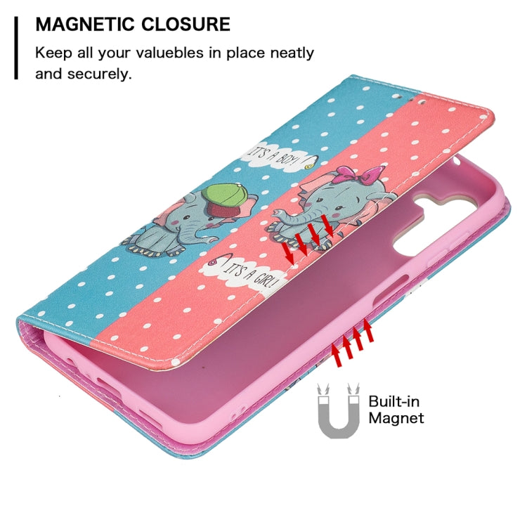 For Samsung Galaxy A13 5G Colored Drawing Pattern Invisible Magnetic Horizontal Flip Phone Leather Case with Holder & Card Slots & Wallet