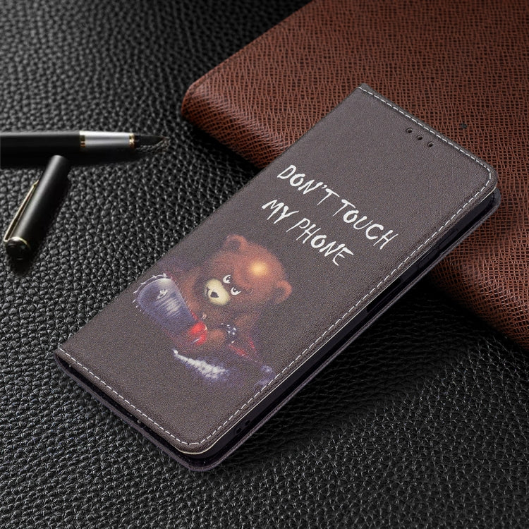 For Samsung Galaxy A13 5G Colored Drawing Pattern Invisible Magnetic Horizontal Flip Phone Leather Case with Holder & Card Slots & Wallet