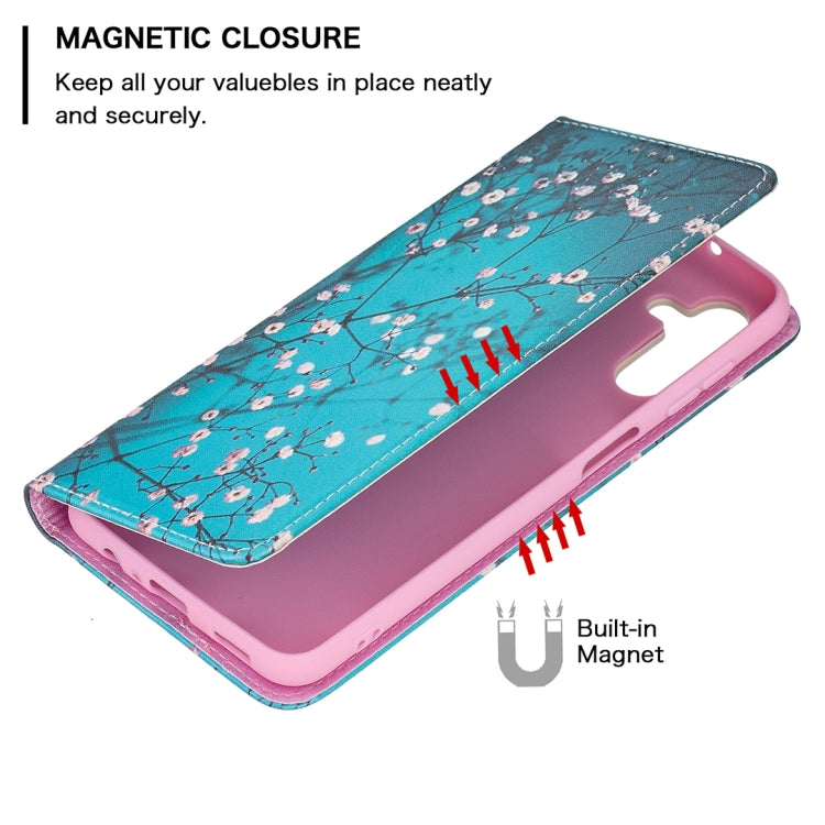 For Samsung Galaxy A13 5G Colored Drawing Pattern Invisible Magnetic Horizontal Flip Phone Leather Case with Holder & Card Slots & Wallet