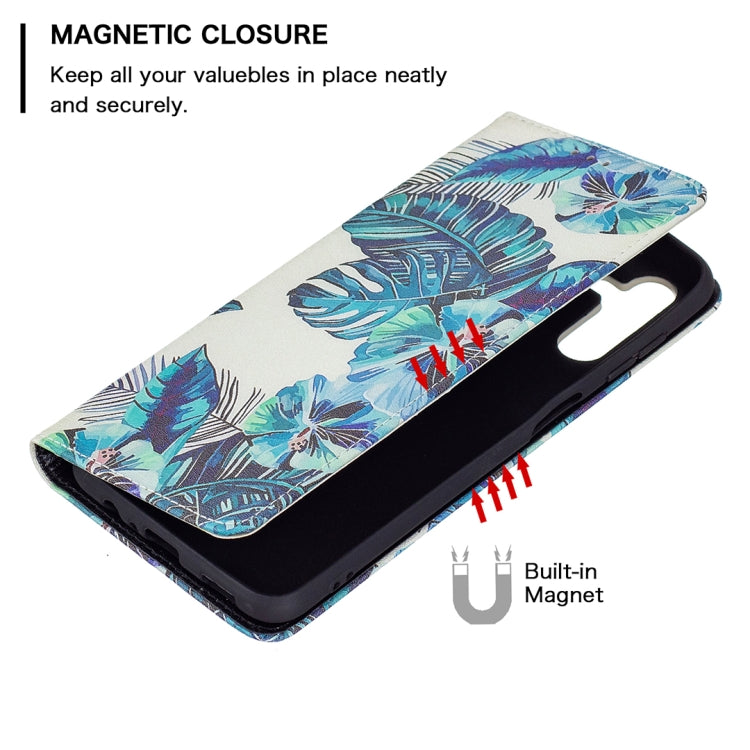 For Samsung Galaxy A13 5G Colored Drawing Pattern Invisible Magnetic Horizontal Flip Phone Leather Case with Holder & Card Slots & Wallet