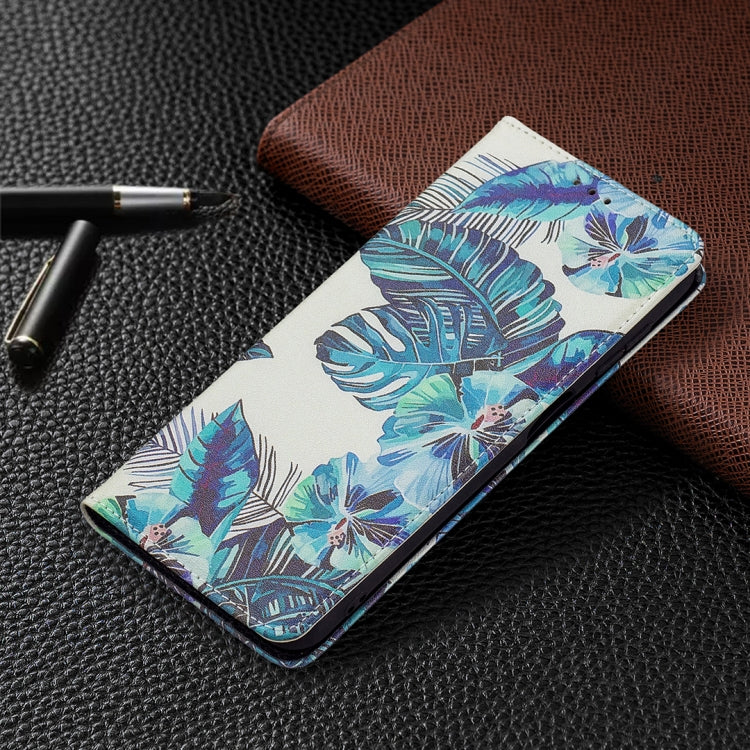 For Samsung Galaxy A13 5G Colored Drawing Pattern Invisible Magnetic Horizontal Flip Phone Leather Case with Holder & Card Slots & Wallet