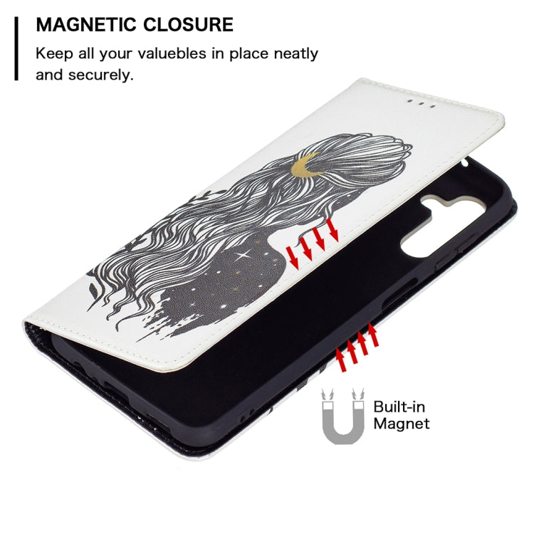 For Samsung Galaxy A13 5G Colored Drawing Pattern Invisible Magnetic Horizontal Flip Phone Leather Case with Holder & Card Slots & Wallet
