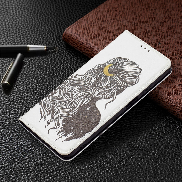 For Samsung Galaxy A13 5G Colored Drawing Pattern Invisible Magnetic Horizontal Flip Phone Leather Case with Holder & Card Slots & Wallet