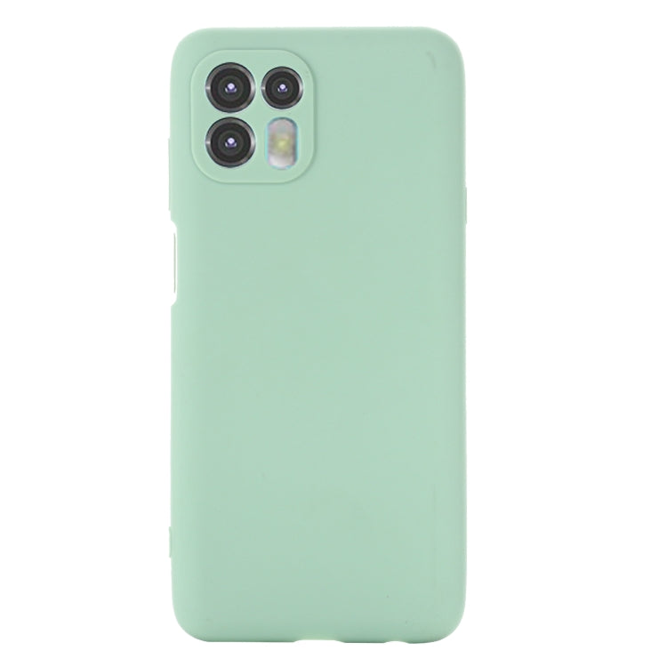 For Motorola Moto Edge 20 Lite / Edge 20 Fusion Pure Color Liquid Silicone Shockproof Full Coverage Phone Case