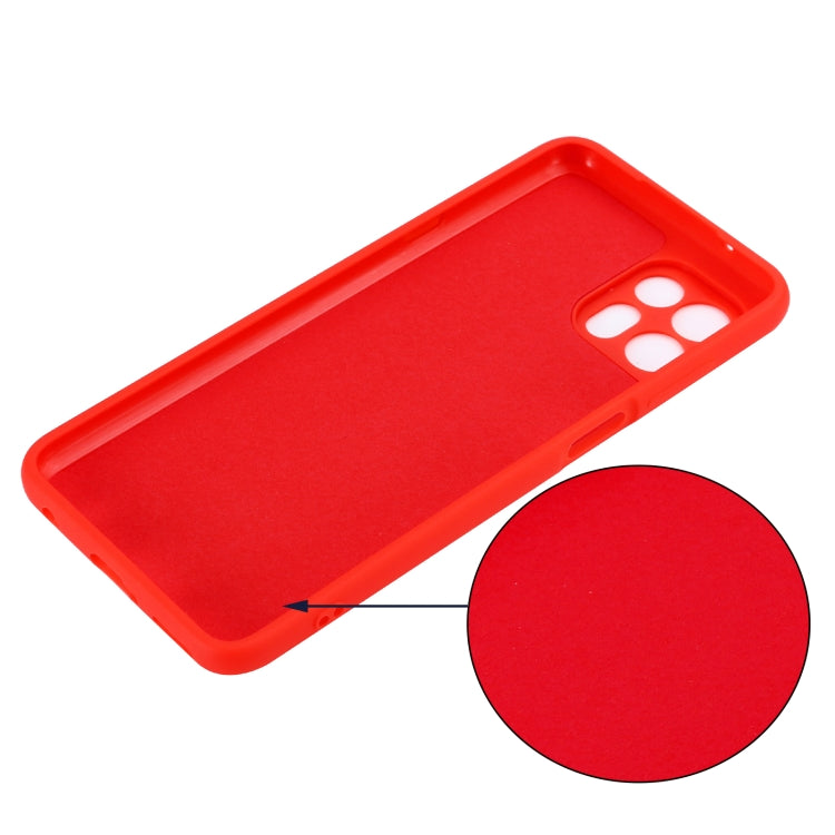 For Motorola Moto Edge 20 Lite / Edge 20 Fusion Pure Color Liquid Silicone Shockproof Full Coverage Phone Case