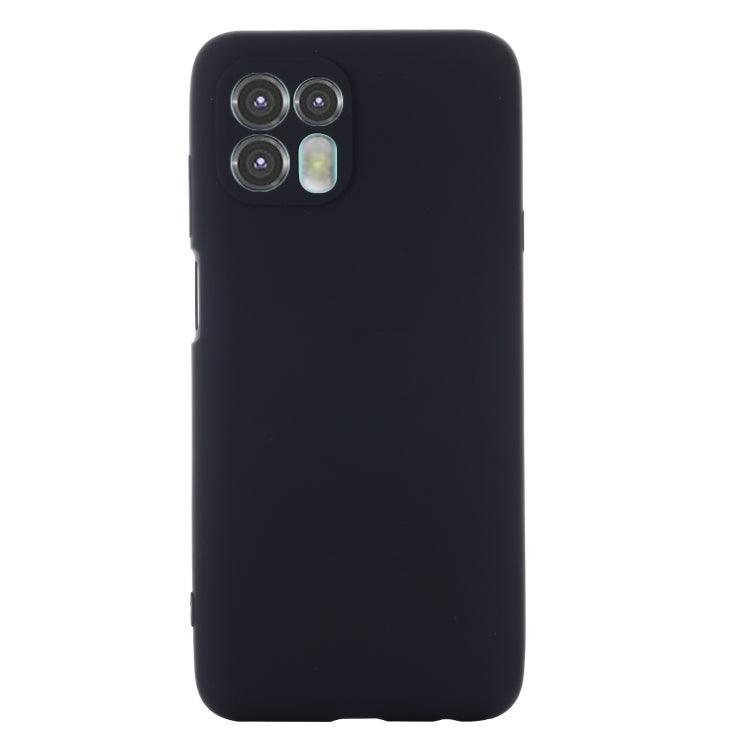 For Motorola Moto Edge 20 Lite / Edge 20 Fusion Pure Color Liquid Silicone Shockproof Full Coverage Phone Case