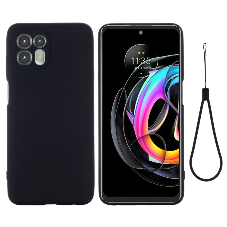 For Motorola Moto Edge 20 Lite / Edge 20 Fusion Pure Color Liquid Silicone Shockproof Full Coverage Phone Case