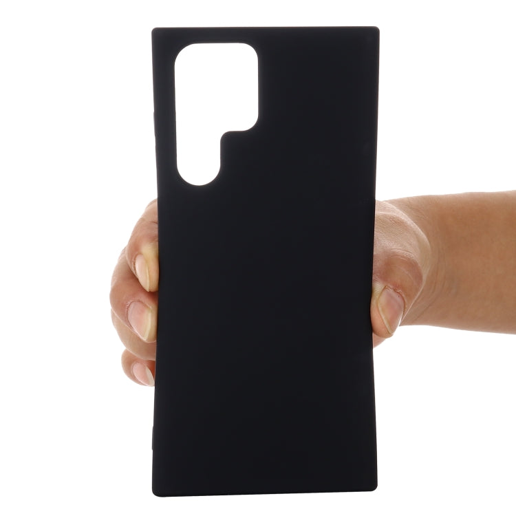 For Samsung Galaxy S22 Ultra 5G Pure Color Liquid Silicone Shockproof Full Coverage Phone Case