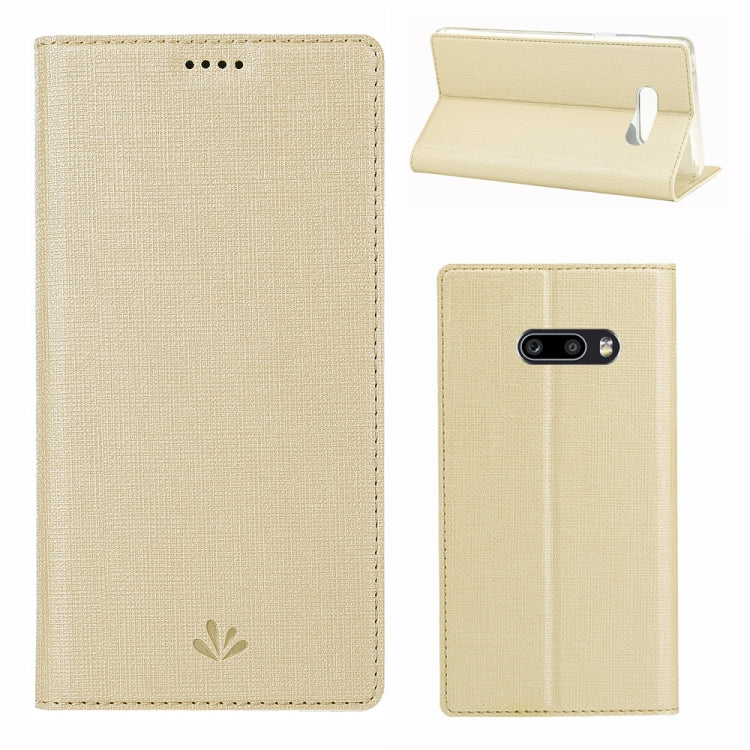 For LG G8X ThinQ & V50S ThinQ 5G ViLi Shockproof TPU + PU Horizontal Flip Protective Case with Card Slot & Holder