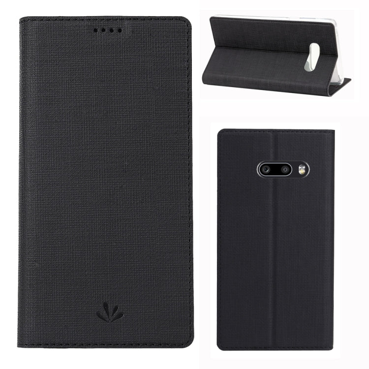 For LG G8X ThinQ & V50S ThinQ 5G ViLi Shockproof TPU + PU Horizontal Flip Protective Case with Card Slot & Holder