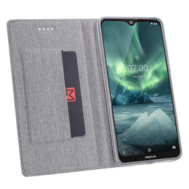 For Nokia 6.2 & 7.2 ViLi Shockproof TPU + PU Horizontal Flip Protective Case with Card Slot & Holder