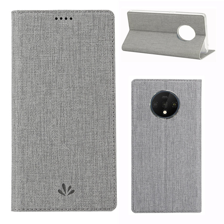 For OnePlus 7T ViLi Shockproof TPU + PU Horizontal Flip Protective Case with Card Slot & Holder