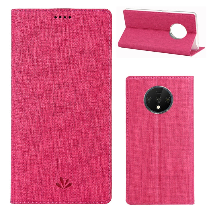 For OnePlus 7T ViLi Shockproof TPU + PU Horizontal Flip Protective Case with Card Slot & Holder