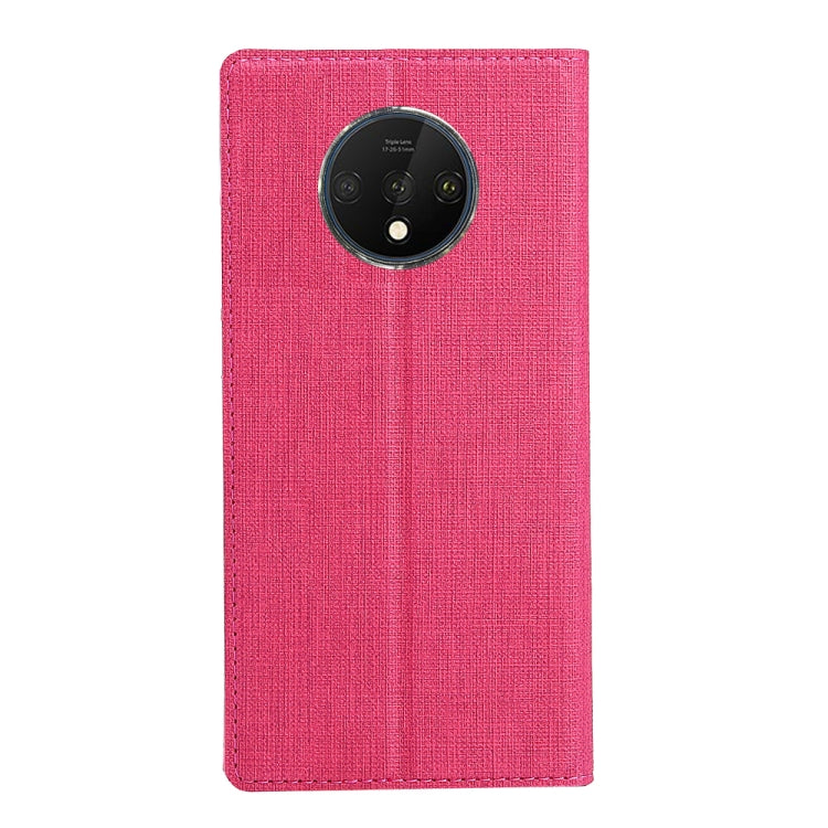 For OnePlus 7T ViLi Shockproof TPU + PU Horizontal Flip Protective Case with Card Slot & Holder