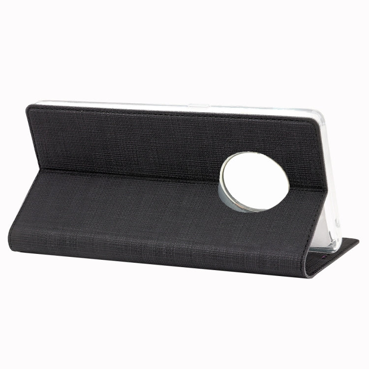 For OnePlus 7T ViLi Shockproof TPU + PU Horizontal Flip Protective Case with Card Slot & Holder