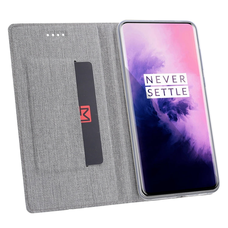 For OnePlus 7T Pro ViLi Shockproof TPU + PU Horizontal Flip Protective Case with Card Slot & Holder