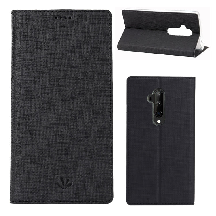 For OnePlus 7T Pro ViLi Shockproof TPU + PU Horizontal Flip Protective Case with Card Slot & Holder
