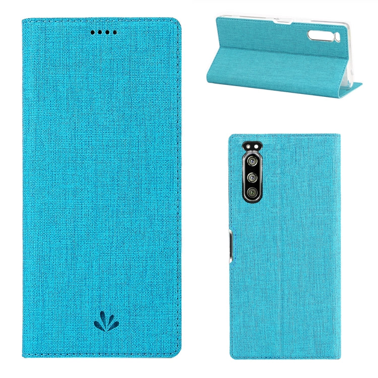 For Sony Xperia 5 ViLi Shockproof TPU + PU Horizontal Flip Protective Case with Card Slot & Holder