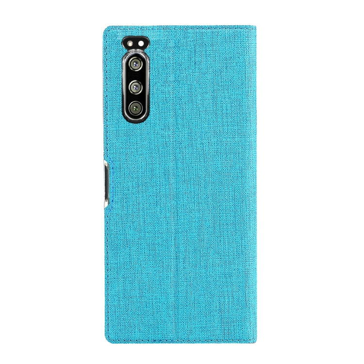 For Sony Xperia 5 ViLi Shockproof TPU + PU Horizontal Flip Protective Case with Card Slot & Holder