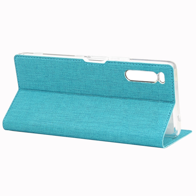 For Sony Xperia 5 ViLi Shockproof TPU + PU Horizontal Flip Protective Case with Card Slot & Holder