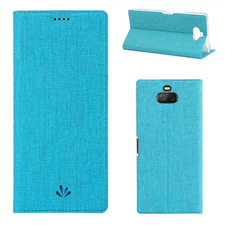 For Sony Xperia 8 ViLi Shockproof TPU + PU Horizontal Flip Protective Case with Card Slot & Holder