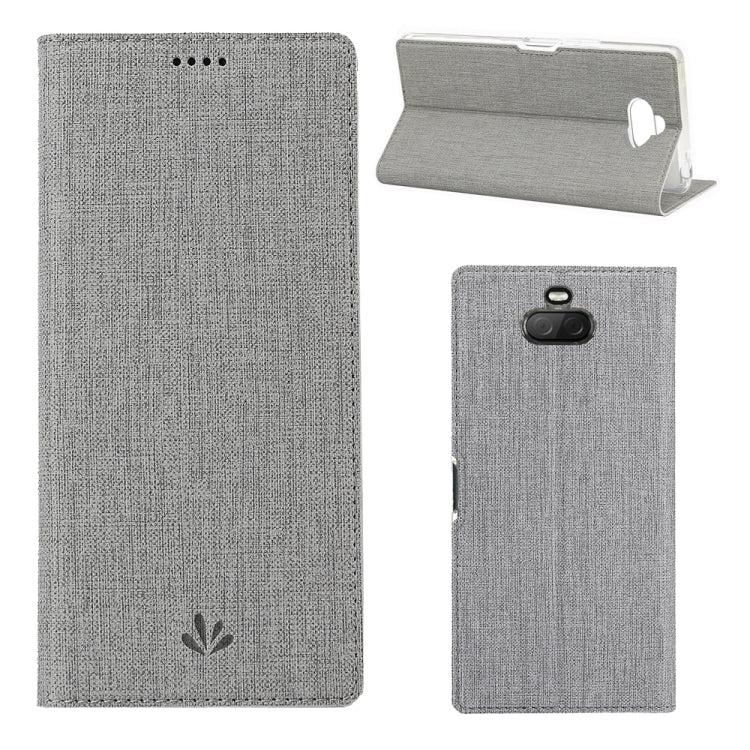 For Sony Xperia 8 ViLi Shockproof TPU + PU Horizontal Flip Protective Case with Card Slot & Holder