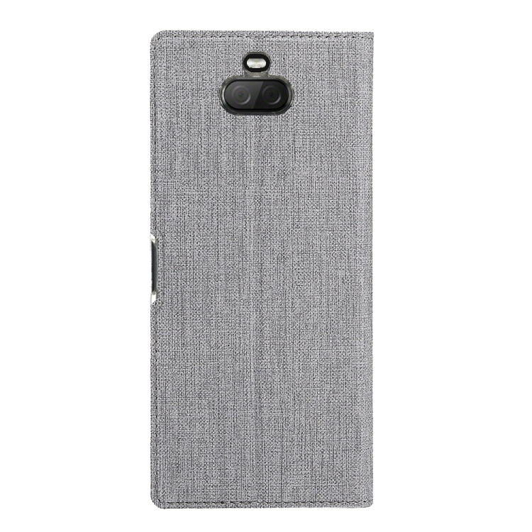 For Sony Xperia 8 ViLi Shockproof TPU + PU Horizontal Flip Protective Case with Card Slot & Holder