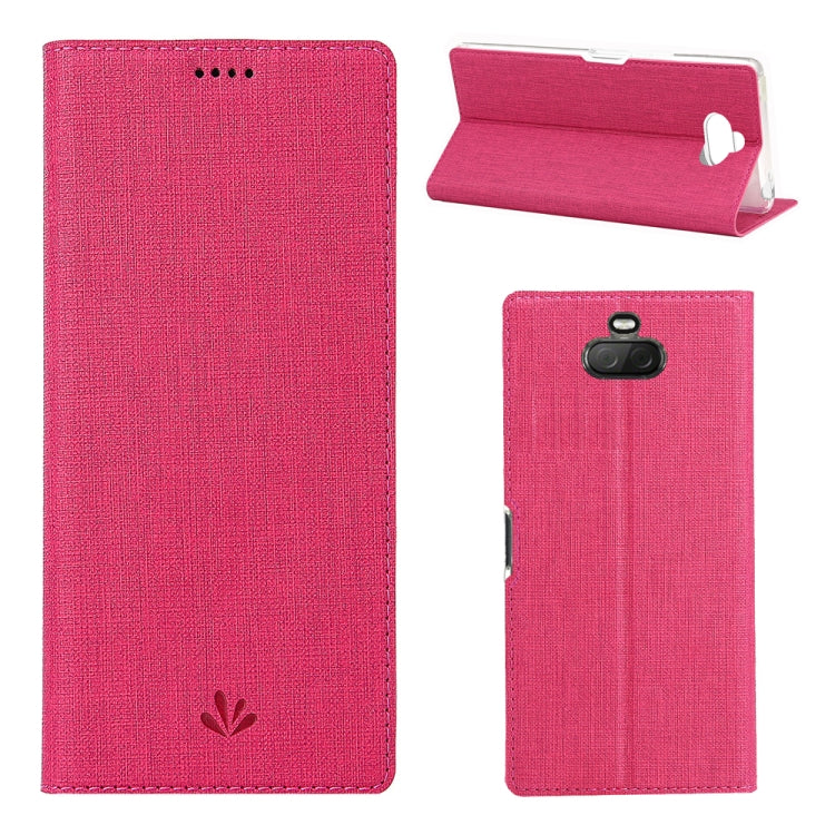 For Sony Xperia 8 ViLi Shockproof TPU + PU Horizontal Flip Protective Case with Card Slot & Holder