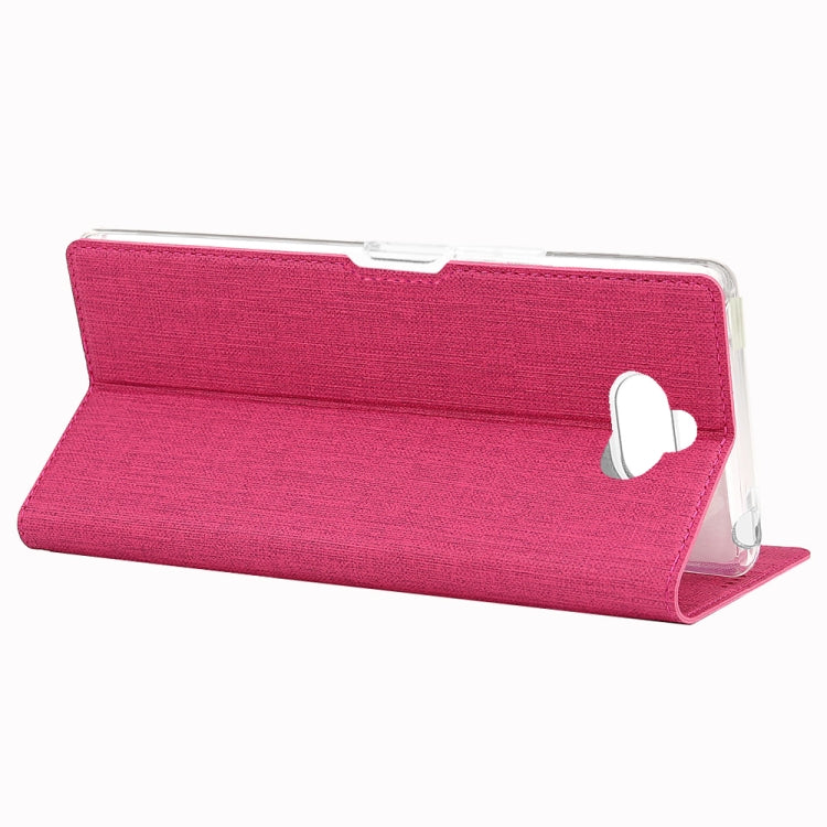 For Sony Xperia 8 ViLi Shockproof TPU + PU Horizontal Flip Protective Case with Card Slot & Holder