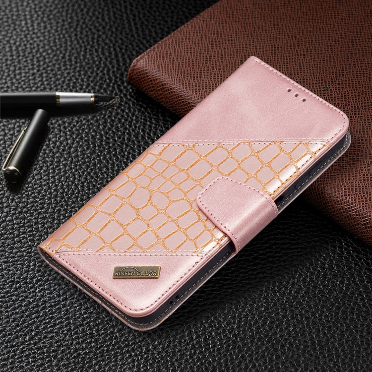 For Samsung Galaxy A13 5G Matching Color Crocodile Texture Leather Phone Case with Holder & Card Slots & Wallet
