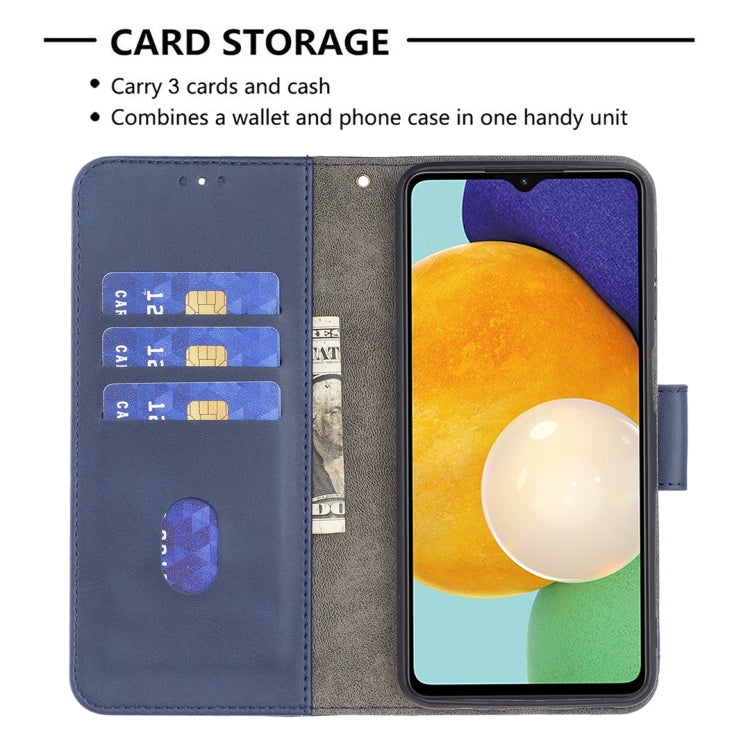 For Samsung Galaxy A13 5G Matching Color Crocodile Texture Leather Phone Case with Holder & Card Slots & Wallet