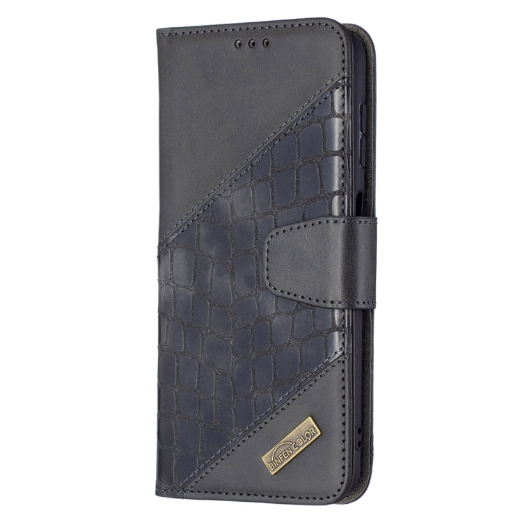 For Samsung Galaxy A13 5G Matching Color Crocodile Texture Leather Phone Case with Holder & Card Slots & Wallet
