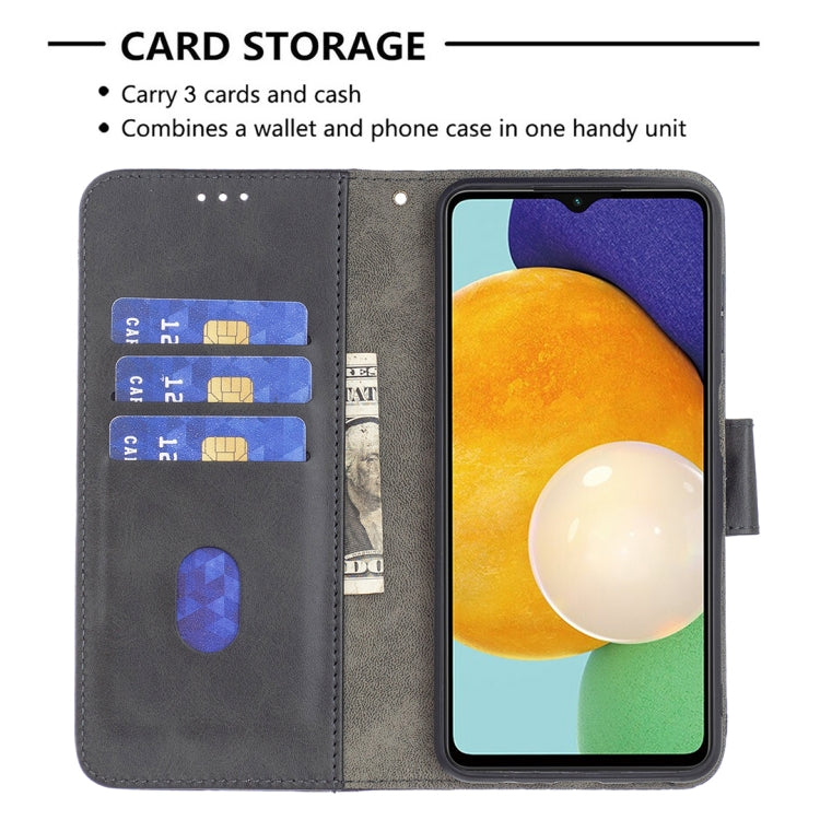 For Samsung Galaxy A13 5G Matching Color Crocodile Texture Leather Phone Case with Holder & Card Slots & Wallet