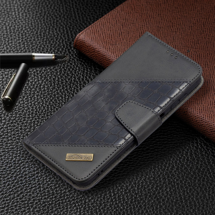 For Samsung Galaxy A13 5G Matching Color Crocodile Texture Leather Phone Case with Holder & Card Slots & Wallet