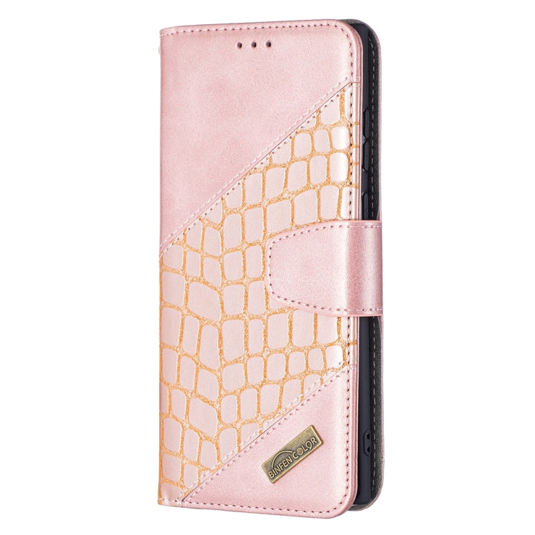 For Samsung Galaxy S22 Ultra 5G Matching Color Crocodile Texture Leather Phone Case with Holder & Card Slots & Wallet