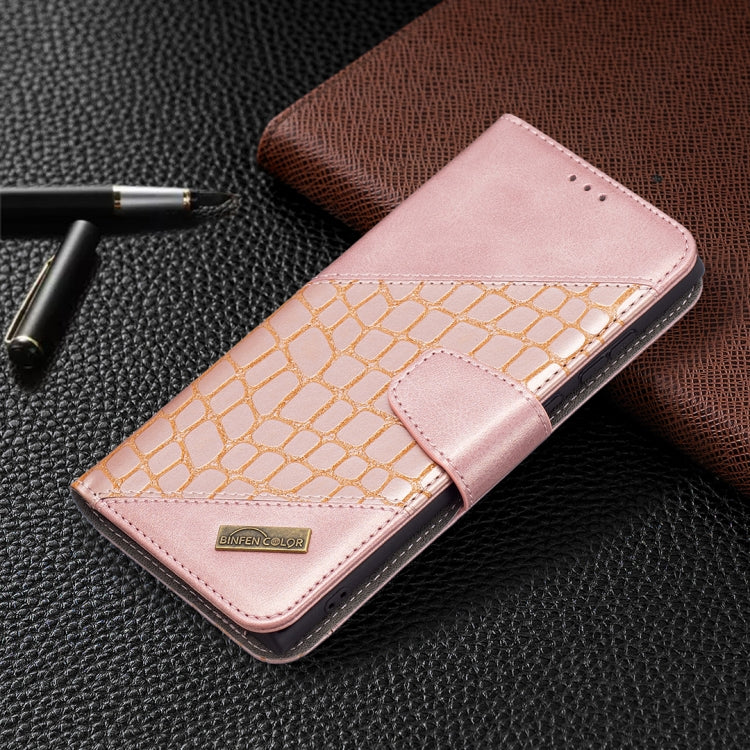 For Samsung Galaxy S22 Ultra 5G Matching Color Crocodile Texture Leather Phone Case with Holder & Card Slots & Wallet