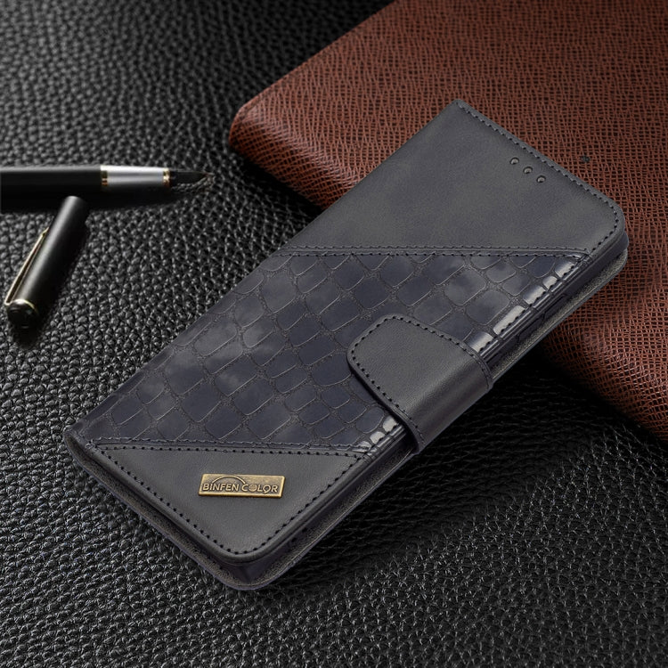 For Samsung Galaxy S22 Ultra 5G Matching Color Crocodile Texture Leather Phone Case with Holder & Card Slots & Wallet