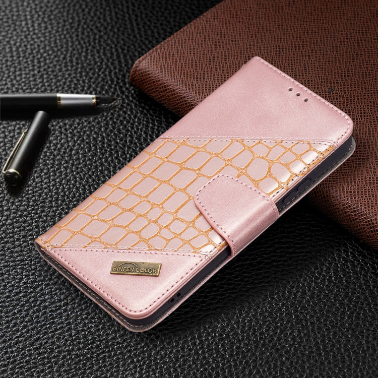For Samsung Galaxy S22+ 5G Matching Color Crocodile Texture Leather Phone Case with Holder & Card Slots & Wallet