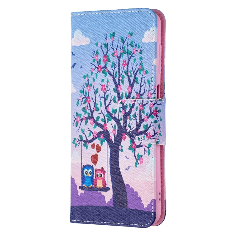 For Samsung Galaxy A13 5G Colored Drawing Pattern Horizontal Flip Phone Leather Case with Holder & Card Slots & Wallet
