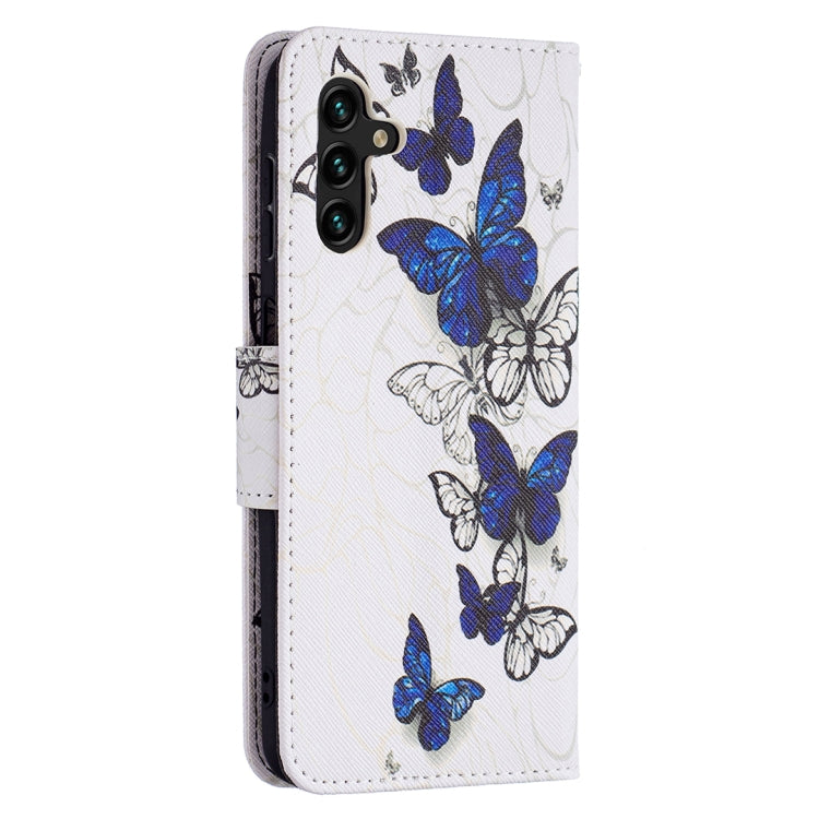 For Samsung Galaxy A13 5G Colored Drawing Pattern Horizontal Flip Phone Leather Case with Holder & Card Slots & Wallet
