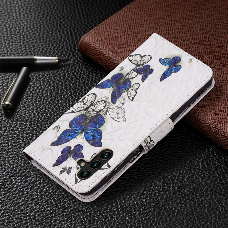 For Samsung Galaxy A13 5G Colored Drawing Pattern Horizontal Flip Phone Leather Case with Holder & Card Slots & Wallet