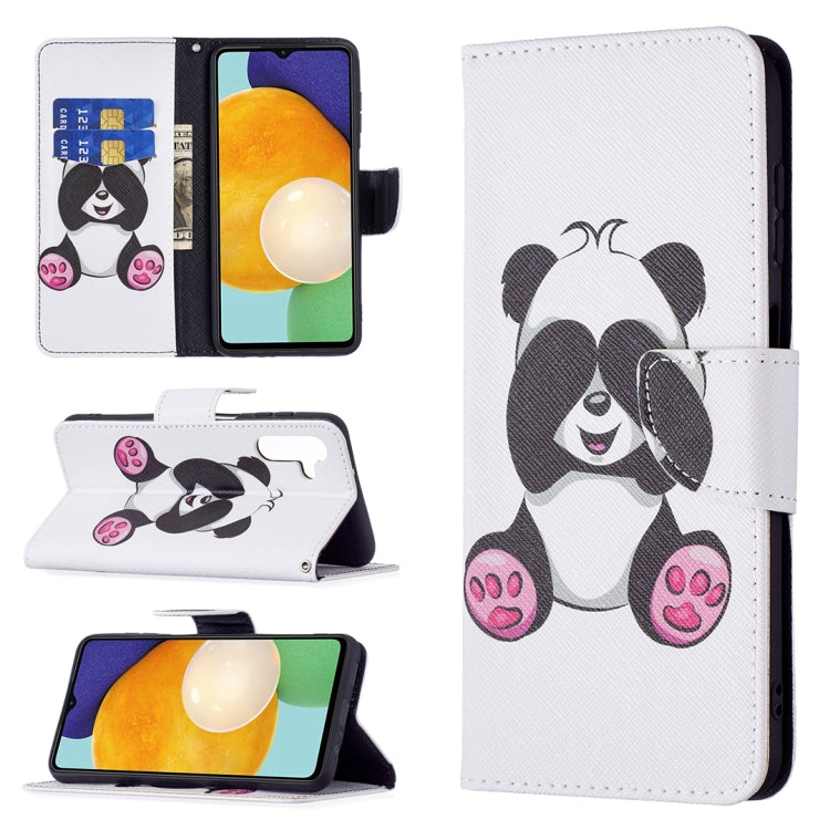 For Samsung Galaxy A13 5G Colored Drawing Pattern Horizontal Flip Phone Leather Case with Holder & Card Slots & Wallet
