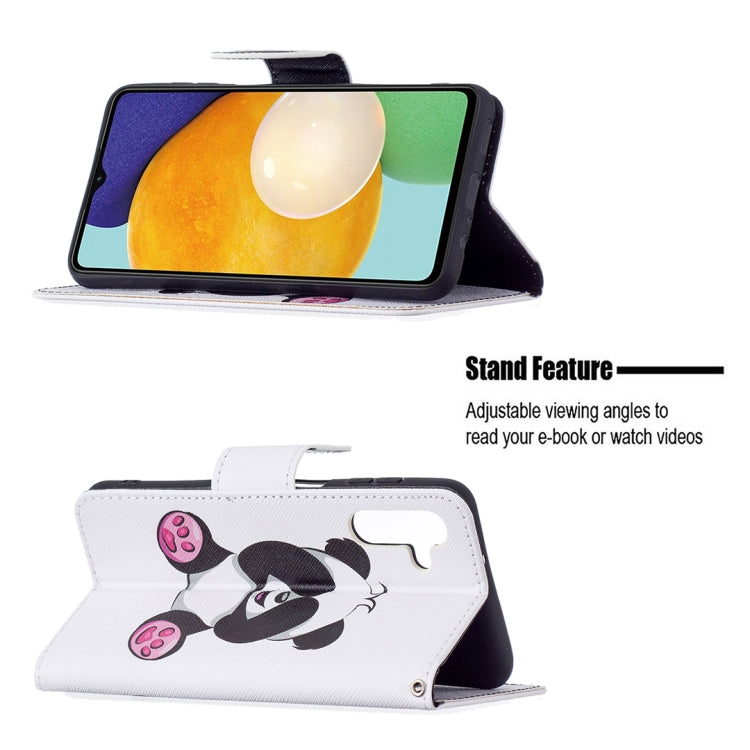 For Samsung Galaxy A13 5G Colored Drawing Pattern Horizontal Flip Phone Leather Case with Holder & Card Slots & Wallet