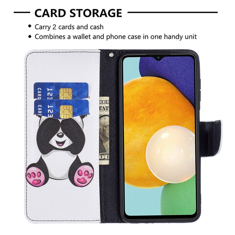 For Samsung Galaxy A13 5G Colored Drawing Pattern Horizontal Flip Phone Leather Case with Holder & Card Slots & Wallet