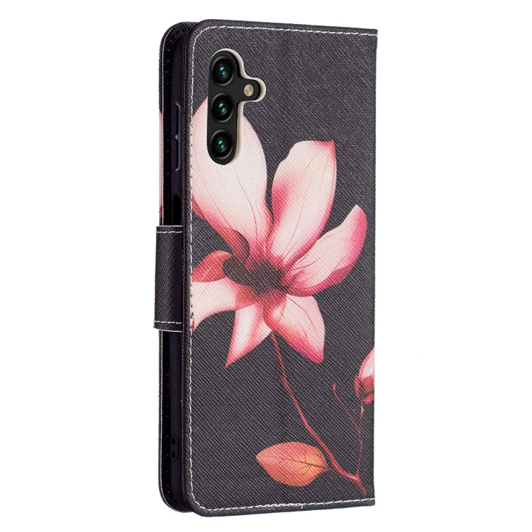 For Samsung Galaxy A13 5G Colored Drawing Pattern Horizontal Flip Phone Leather Case with Holder & Card Slots & Wallet