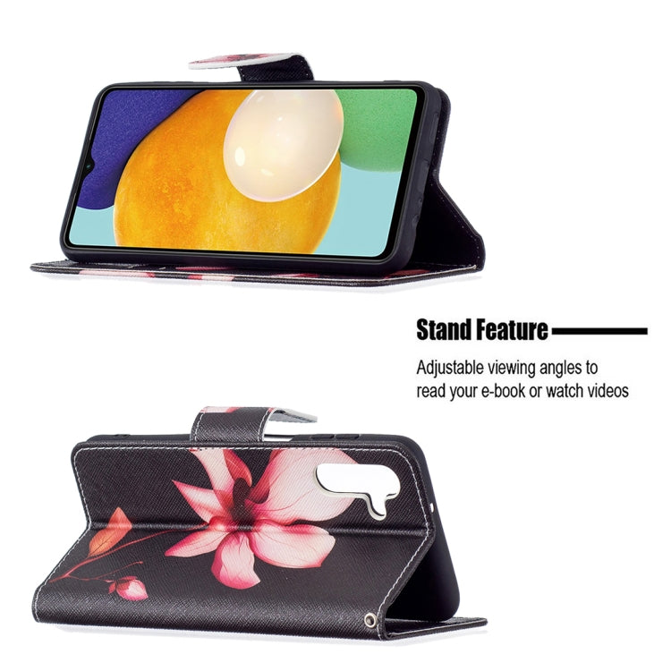 For Samsung Galaxy A13 5G Colored Drawing Pattern Horizontal Flip Phone Leather Case with Holder & Card Slots & Wallet