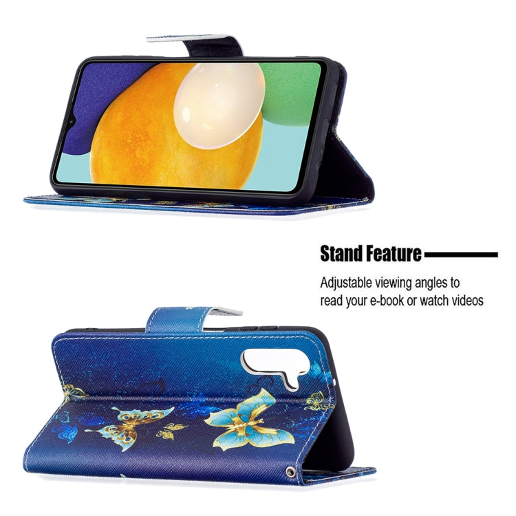 For Samsung Galaxy A13 5G Colored Drawing Pattern Horizontal Flip Phone Leather Case with Holder & Card Slots & Wallet