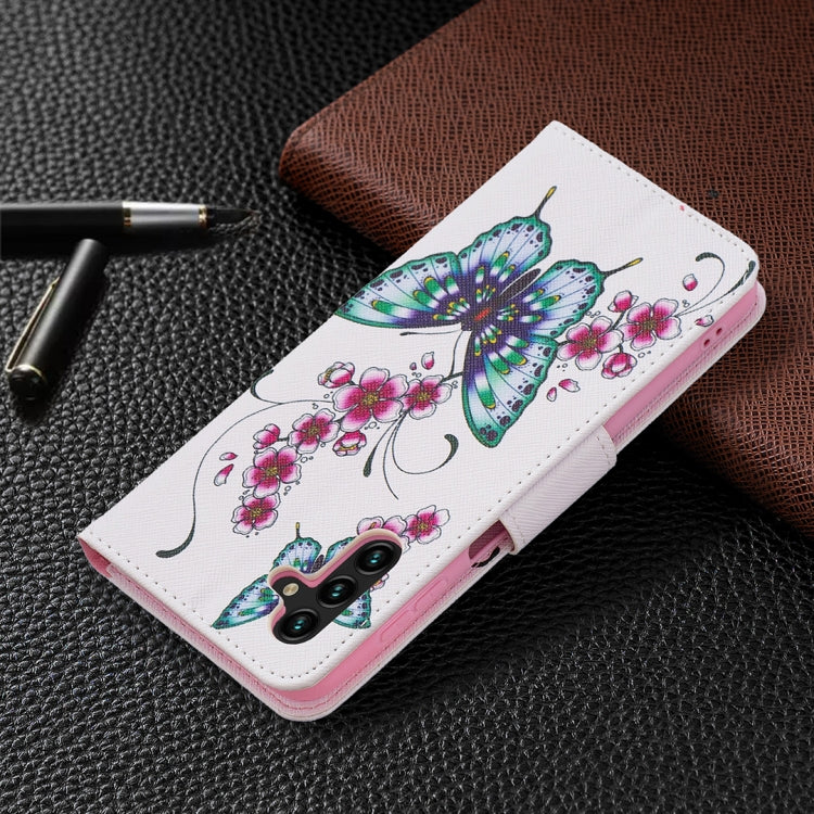 For Samsung Galaxy A13 5G Colored Drawing Pattern Horizontal Flip Phone Leather Case with Holder & Card Slots & Wallet