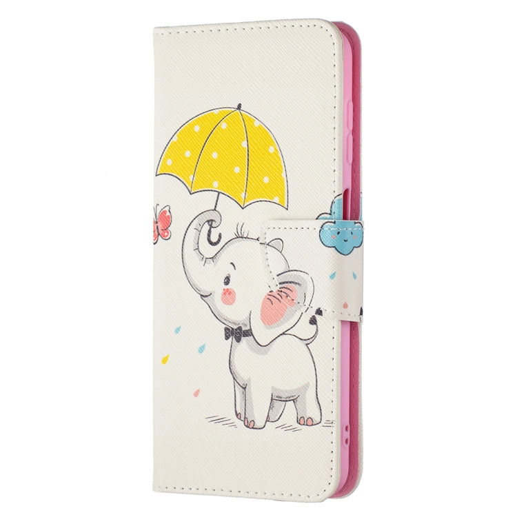 For Samsung Galaxy A13 5G Colored Drawing Pattern Horizontal Flip Phone Leather Case with Holder & Card Slots & Wallet